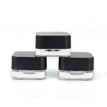 5g empty square cosmetics face cream eye cream eye shadow makeup glass sample jar